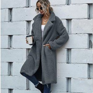 Gray Teddy Coat